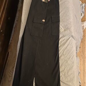 Dickies Black Cargo Pants for Women